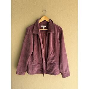 Plum Corduroy Jacket